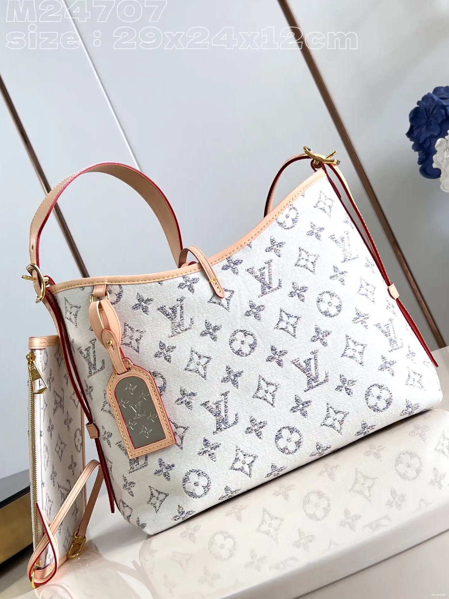 Rep ladies PM-29*24*12cm CARRYALL LOUIS VUITTON 0520